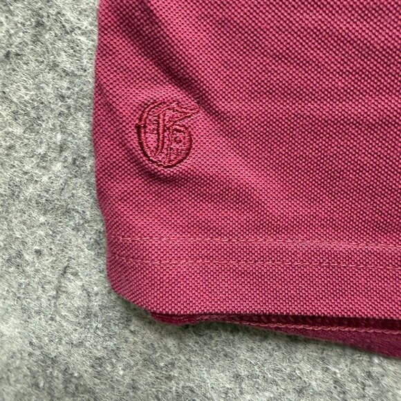 Greyson Omaha Polo Shirt Men M Burgundy Red Performance Golf Stretch - Picture 5 of 14